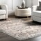 Nuloom Kirsi Vintage Medallions Machine Washable Area Rug 4ft x 6ft BIJL11B-406 - alternate 5
